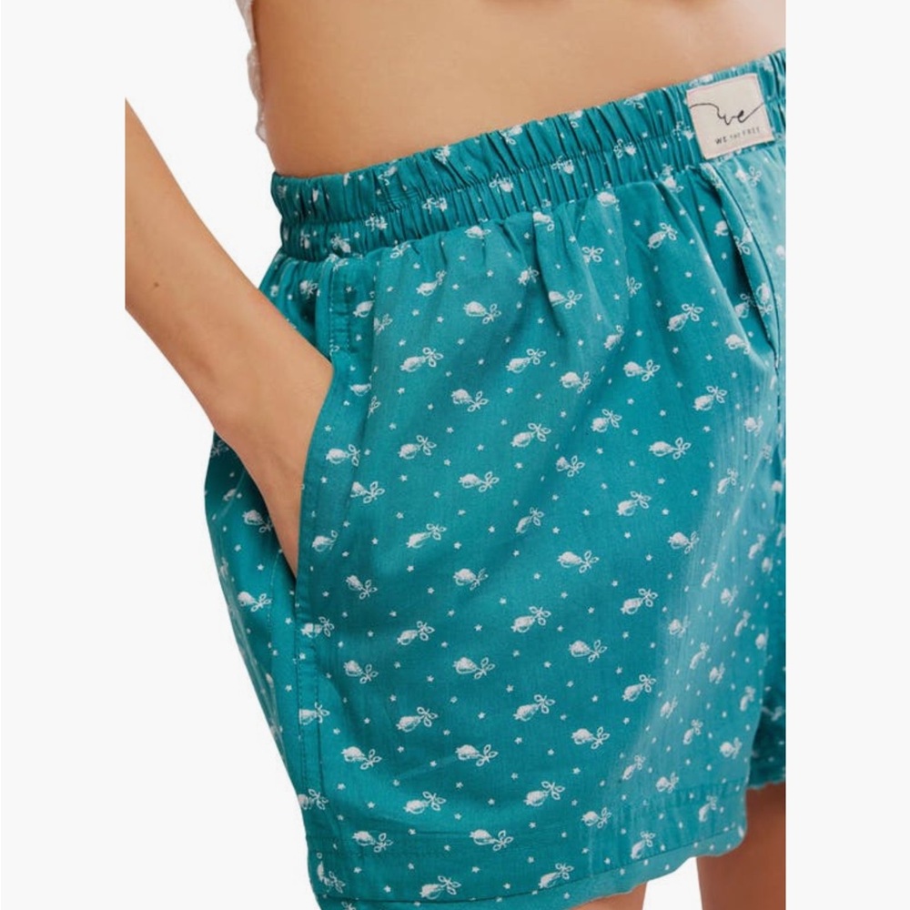 NWT! Free People Floral Boxer Shorts- Large - Picture 2 of 5